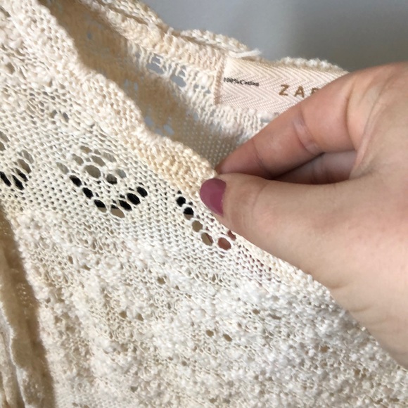 Zara Knit Boho Crochet Dress - Picture 5 of 5